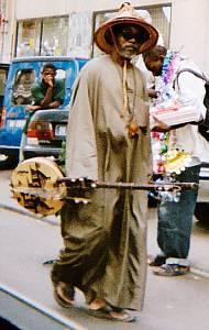 Straßenmusiker in Dakar